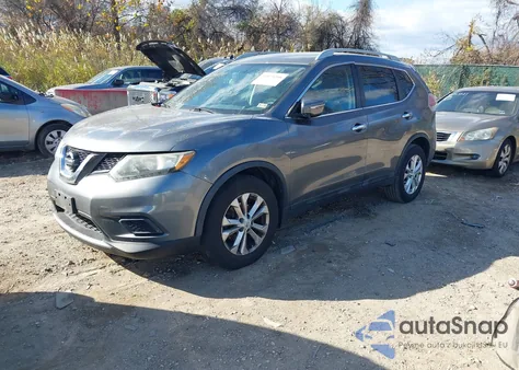 2015 Nissan Rogue Sv z USA, uszkodzony, nr VIN 5N1AT2MTXFC922757